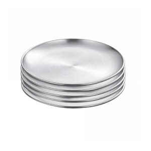 SOGA 26cm Premium Silver Grilling Plate Durable Heat Resistant Perfect for BBQs and Outdoor Cooking Kitchen Essential, home & living, kitchen & dining, cookware, saucepans, ,  - NZ DEPOT 1