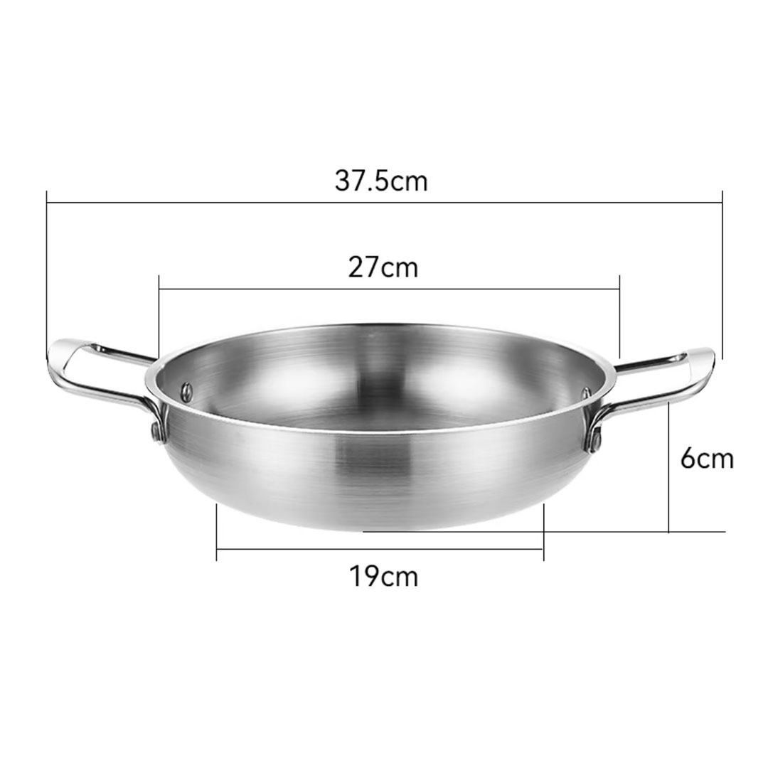 Soga 26Cm Premium Silver Seafood Dry Pot Stockpot Versatile And Durable Kitchen Essential, Home &Amp; Living, Kitchen &Amp; Dining, Cookware, Casserole Dishes, ,  - Nz Depot 5