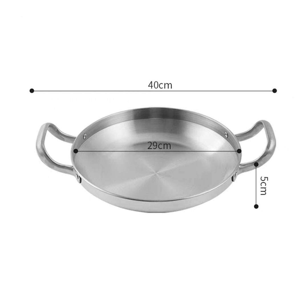 Soga 28Cm Dry Pot With Natural Color 201 Material Constructed From Stainless Steel Kitchen Essentials, Home &Amp; Living, Kitchen &Amp; Dining, Cookware, Casserole Dishes, ,  - Nz Depot 6