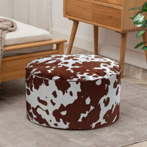 SOGA 2X 48x35cm Round Soft Pouffe Seat Cushion Elegant Home Accent D?cor Stylish Footstool, Furniture, Living Room Furniture, Occasional Chairs, , ,  - NZ DEPOT 2