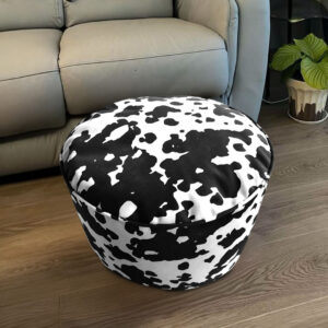 SOGA 2X 48x35cm Round Soft Pouffe Seat Cushion Elegant Home Accent D?cor Stylish Footstool, Furniture, Living Room Furniture, Occasional Chairs, , ,  - NZ DEPOT 2