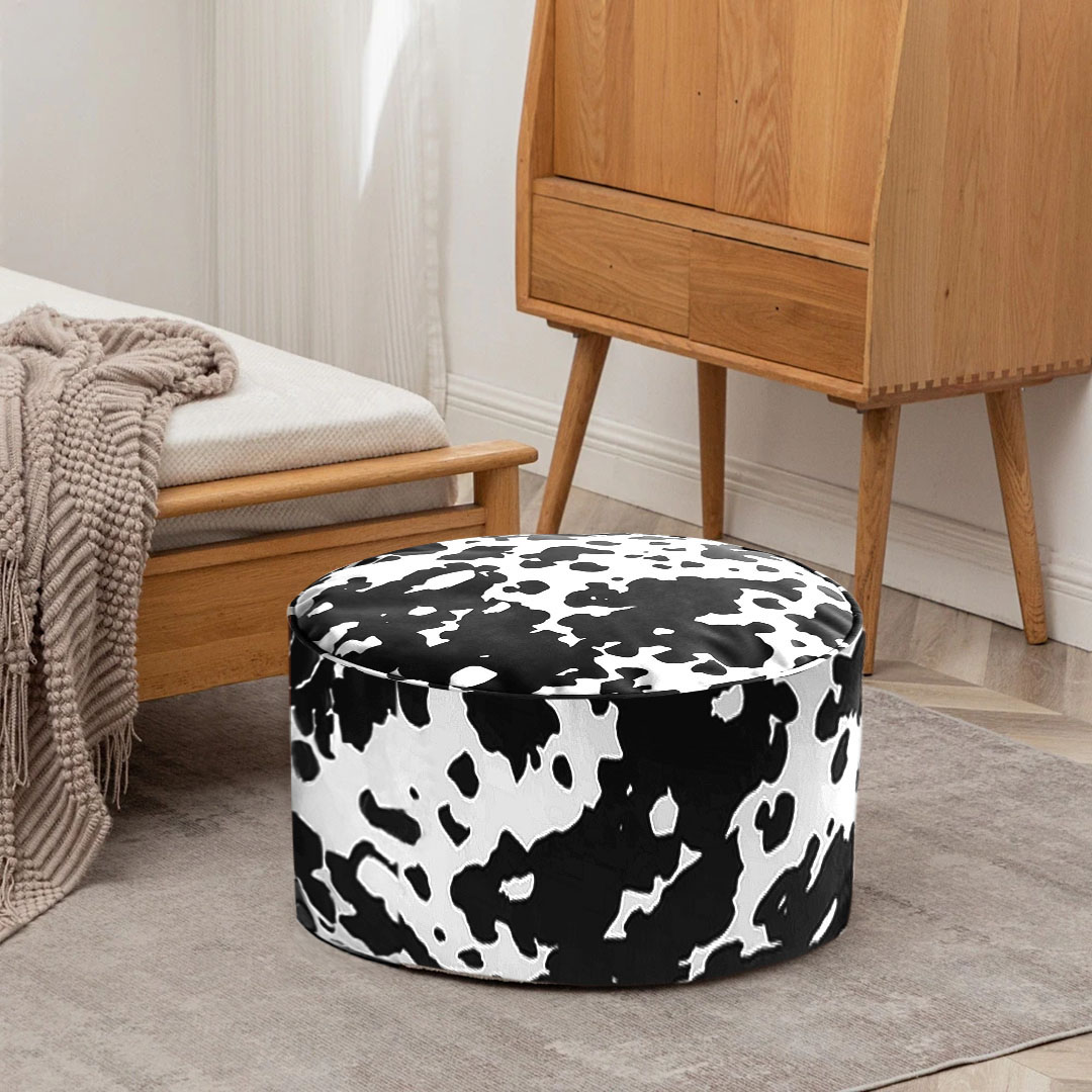 Soga 2X 48X35Cm Round Soft Pouffe Seat Cushion Elegant Home Accent D?Cor Stylish Footstool, Furniture, Living Room Furniture, Occasional Chairs, , ,  - Nz Depot 3