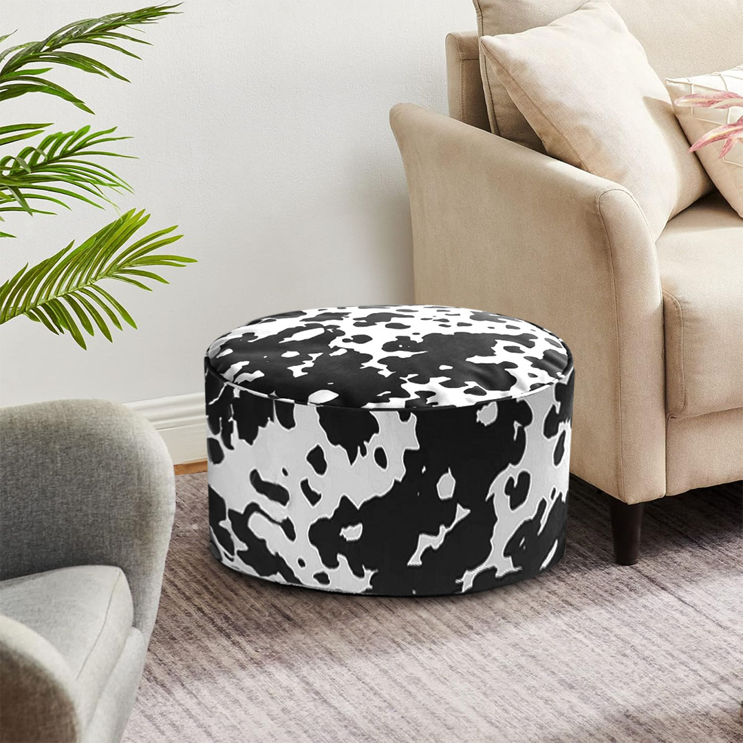 Soga 2X 48X35Cm Round Soft Pouffe Seat Cushion Elegant Home Accent D?Cor Stylish Footstool, Furniture, Living Room Furniture, Occasional Chairs, , ,  - Nz Depot 4