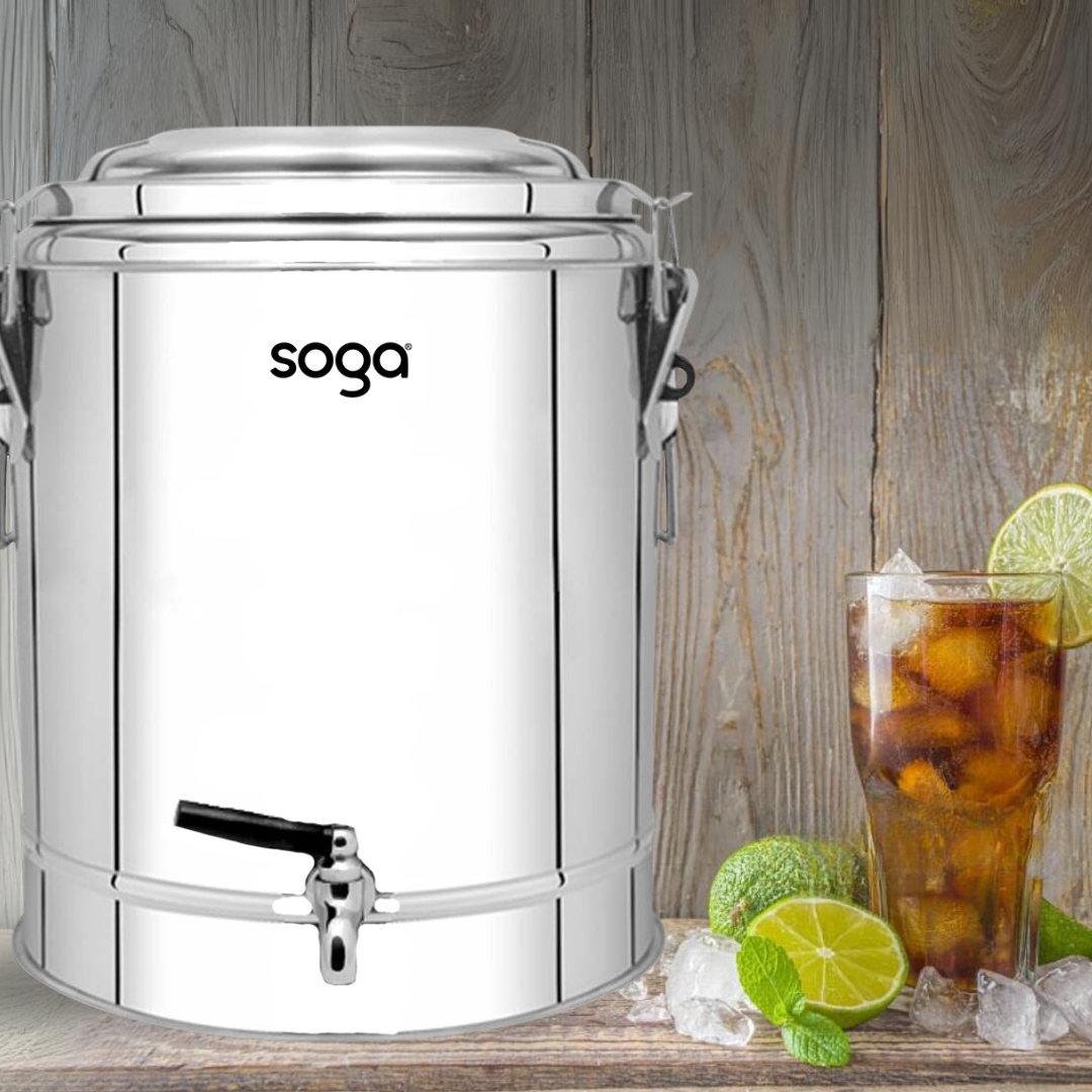 Soga 2X 50L Stainless Steel Insulated Stock Pot Dispenser Hot &Amp; Cold Beverage Container With Tap, Home &Amp; Living, Kitchen &Amp; Dining, Barware, Spirit Dispensers, ,  - Nz Depot 3