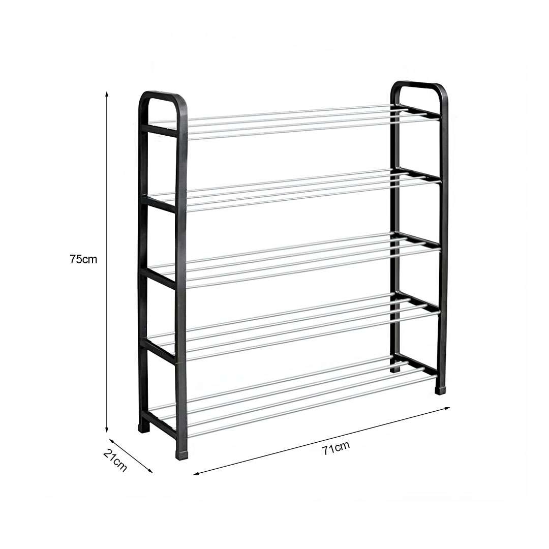 Soga 2X 71X21Cm 5 Layer Shoes And Slippers Organizer Rack Space Saving Shoe Storage Solution For Home Office, Furniture, Storage &Amp; Shelving, Shoe Storage, , ,  - Nz Depot 6