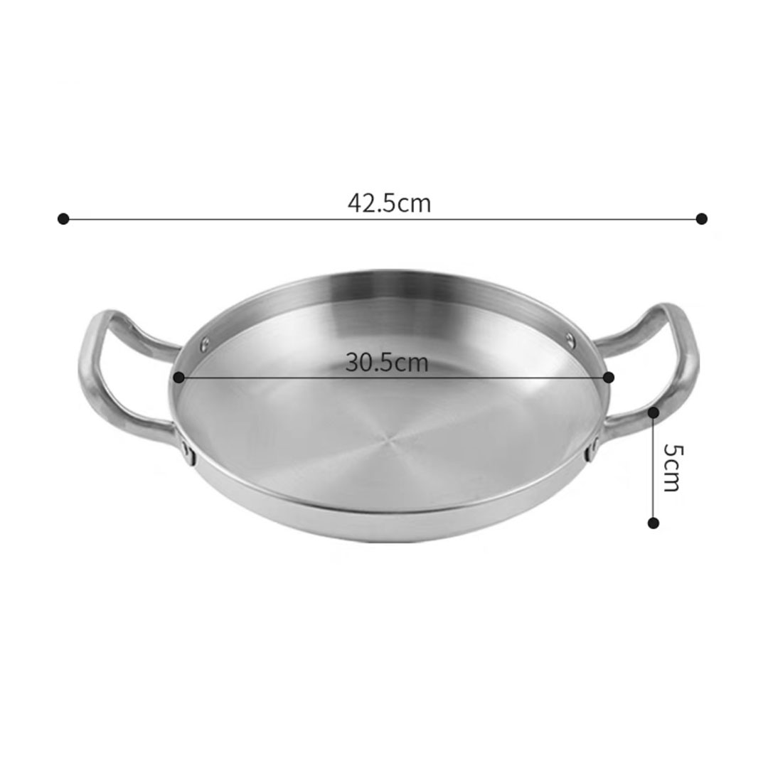 Soga 30Cm Dry Pot With Natural Color 201 Material Constructed From Stainless Steel Kitchen Essentials, Home &Amp; Living, Kitchen &Amp; Dining, Cookware, Casserole Dishes, ,  - Nz Depot 6