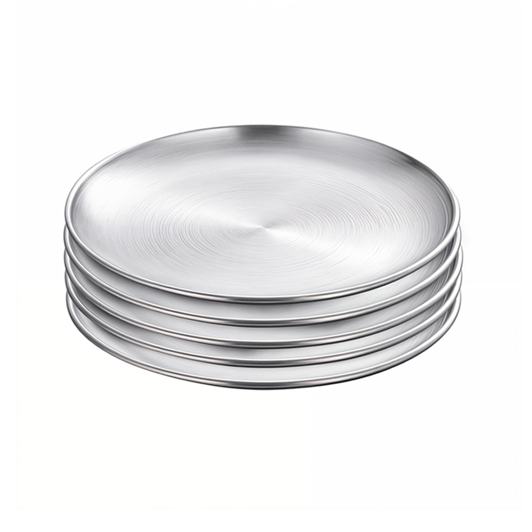 Soga 30Cm Premium Silver Grilling Plate Durable Heat Resistant Perfect For Bbqs And Outdoor Cooking Kitchen Essential, Home &Amp; Living, Kitchen &Amp; Dining, Cookware, Saucepans, ,  - Nz Depot 1