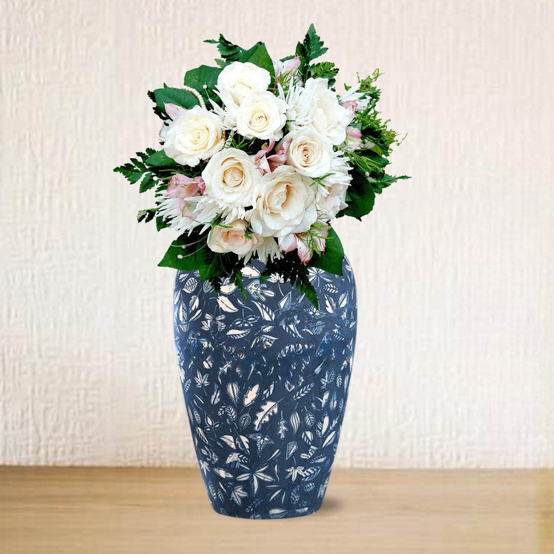 Soga 30X19Cm Blue Medium Ceramic Flower Vase Elegant Living Room Home Decor, Home &Amp; Living, Home Decor, Vases, , ,  - Nz Depot 3