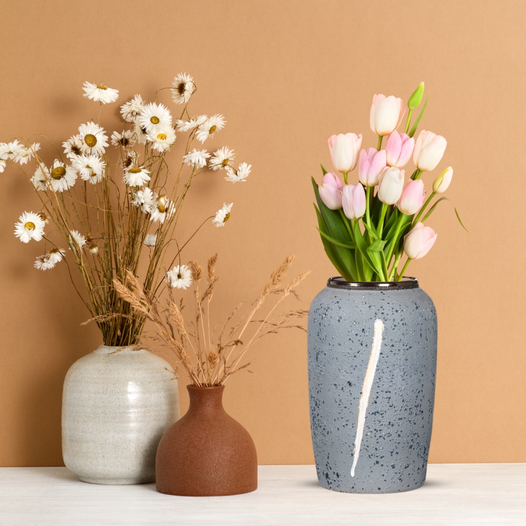 Soga 30X19Cm Grey Medium Ceramic Flower Vase Elegant Living Room Home Decor, Home &Amp; Living, Home Decor, Vases, , ,  - Nz Depot 5