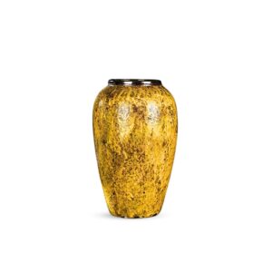 SOGA 30x19cm Yellow Medium Ceramic Flower Vase Elegant Living Room Home Decor, Home & Living, Home Decor, Vases, , ,  - NZ DEPOT 1