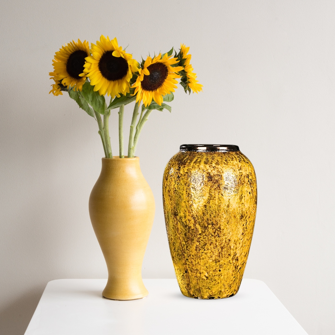 Soga 30X19Cm Yellow Medium Ceramic Flower Vase Elegant Living Room Home Decor, Home &Amp; Living, Home Decor, Vases, , ,  - Nz Depot 6