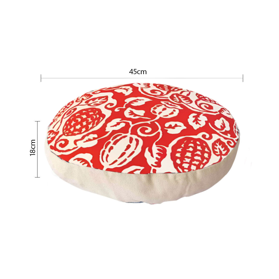 Soga 45Cm Red Premium Polyester Cotton Cushion With Epp Particle Insert For Enhanced Comfort, Furniture, Living Room Furniture, Occasional Chairs, , ,  - Nz Depot 6