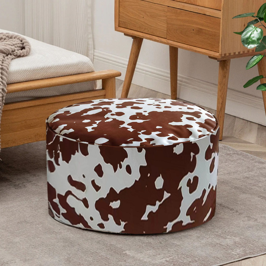 Soga 48X35Cm Round Soft Pouffe Seat Cushion Elegant Home Accent D?Cor Stylish Footstool, Furniture, Living Room Furniture, Occasional Chairs, , ,  - Nz Depot 2