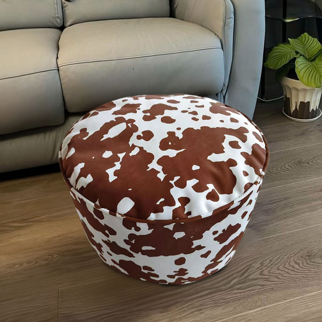 Soga 48X35Cm Round Soft Pouffe Seat Cushion Elegant Home Accent D?Cor Stylish Footstool, Furniture, Living Room Furniture, Occasional Chairs, , ,  - Nz Depot 3