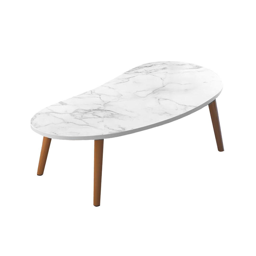 Soga 80X40Cm White Stone Pattern Living Room Nordic Coffee Table Modern Style, Furniture, Living Room Furniture, Tables, , ,  - Nz Depot 1