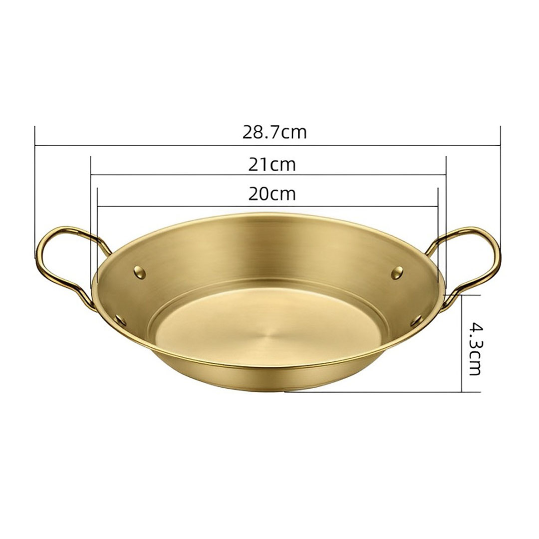 Soga 21Cm Signature Dry Pot And Crafted With 201 Material In Gold For Kitchen Essential, Home &Amp; Living, Kitchen &Amp; Dining, Cookware, Casserole Dishes, ,  - Nz Depot 6