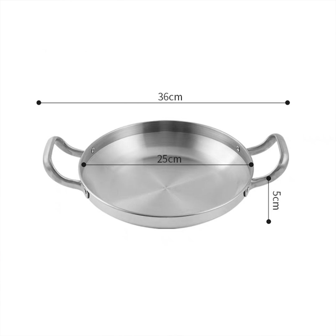 Soga 24Cm Dry Pot With Natural Color 201 Material Constructed From Stainless Steel Kitchen Essential, Home &Amp; Living, Kitchen &Amp; Dining, Cookware, Casserole Dishes, ,  - Nz Depot 6