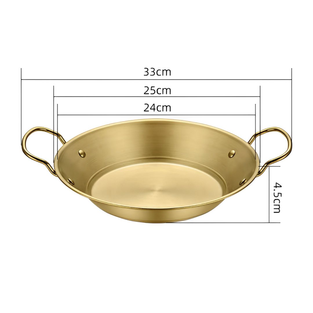 Soga 25Cm Signature Dry Pot And Crafted With 201 Material In Gold For Kitchen Essential, Home &Amp; Living, Kitchen &Amp; Dining, Cookware, Casserole Dishes, ,  - Nz Depot 6