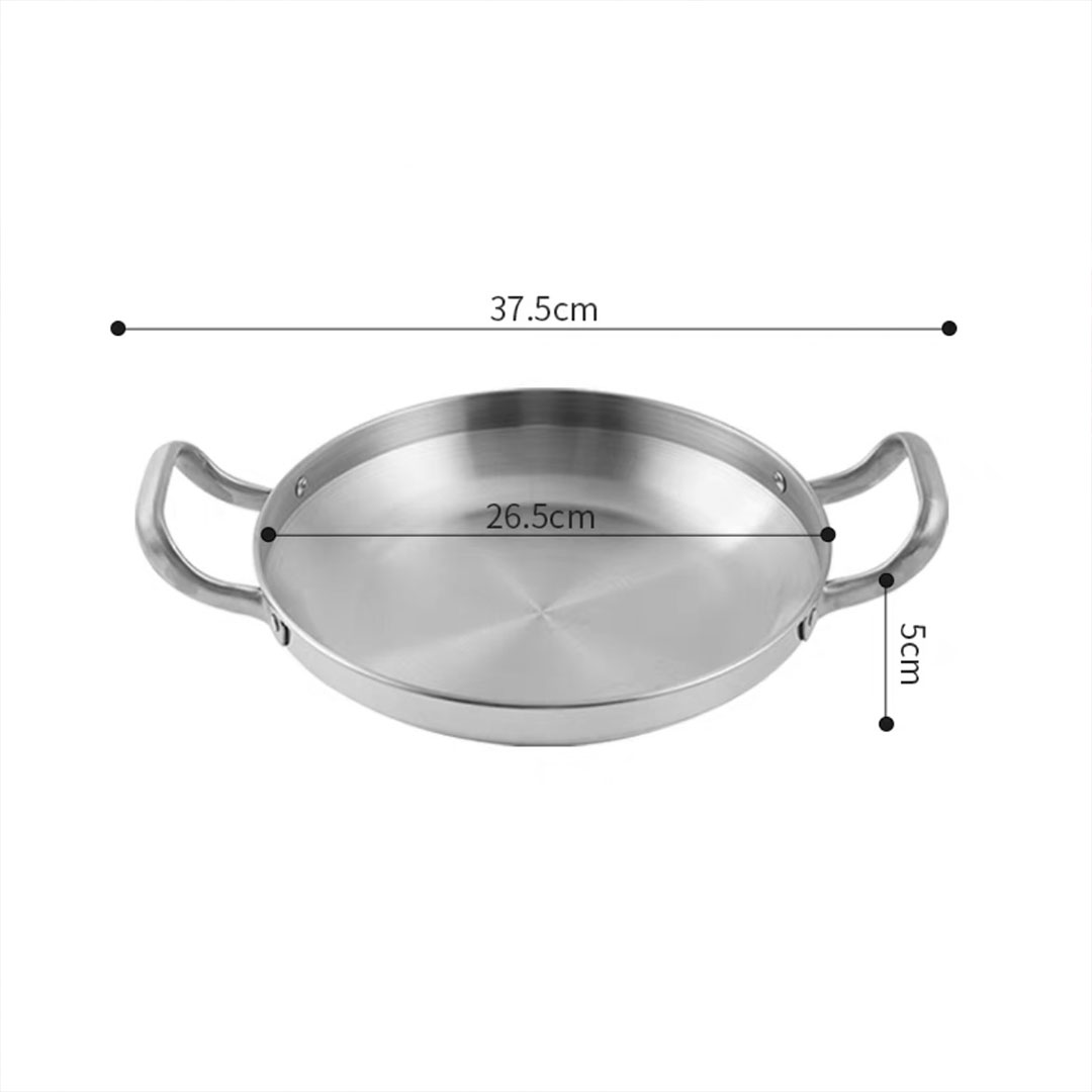 Soga 26Cm Dry Pot With Natural Color 201 Material Constructed From Stainless Steel Kitchen Essentials, Home &Amp; Living, Kitchen &Amp; Dining, Cookware, Casserole Dishes, ,  - Nz Depot 6