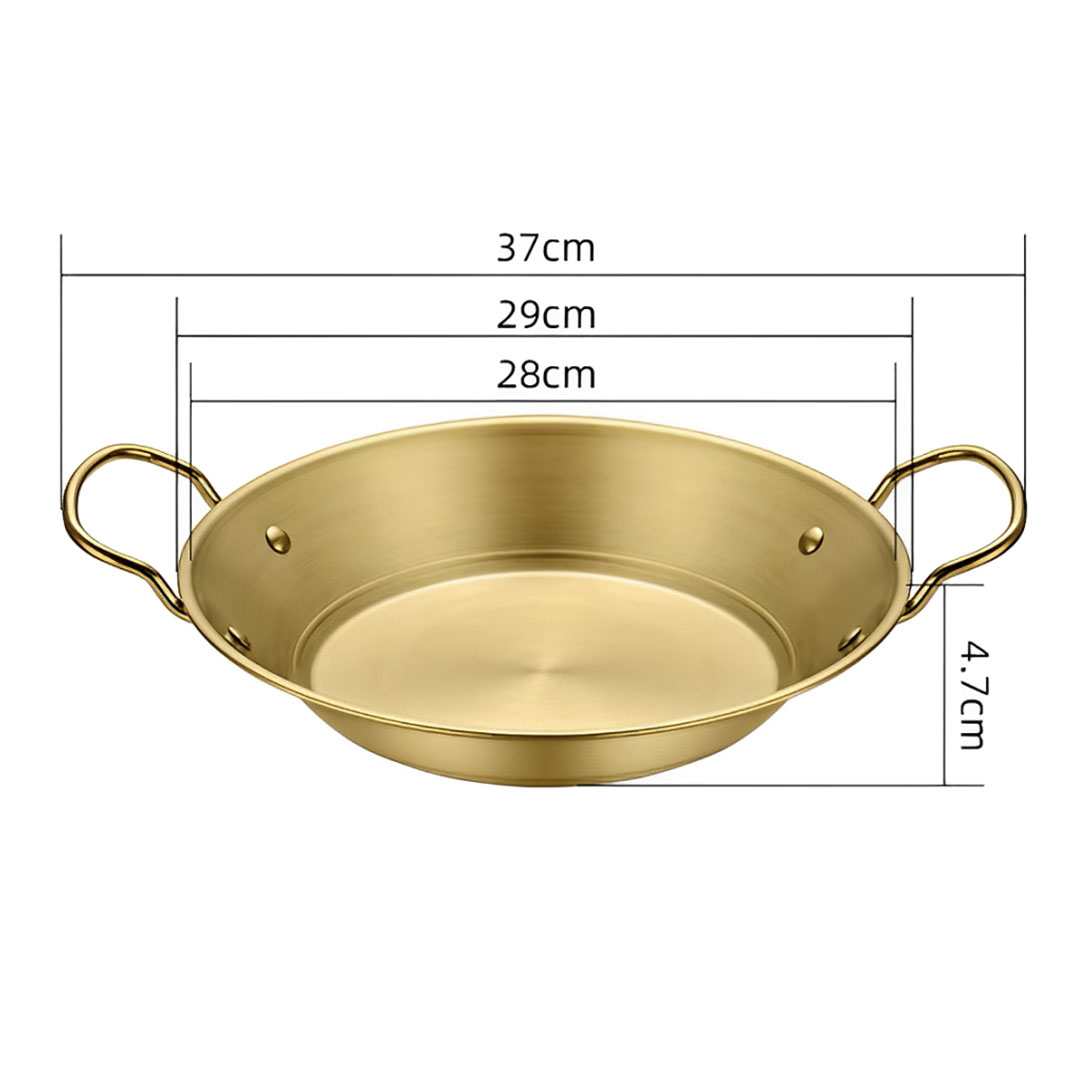 Soga 29Cm Signature Dry Pot And Crafted With 201 Material In Gold For Kitchen Essential, Home &Amp; Living, Kitchen &Amp; Dining, Cookware, Casserole Dishes, ,  - Nz Depot 6