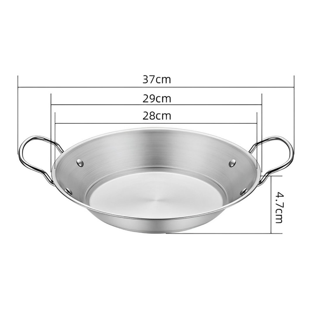 Soga 29Cm Signature Dry Pot Crafted With 201 Material In Silver Color And For Kitchen Essential, Home &Amp; Living, Kitchen &Amp; Dining, Cookware, Casserole Dishesx, ,  - Nz Depot 6