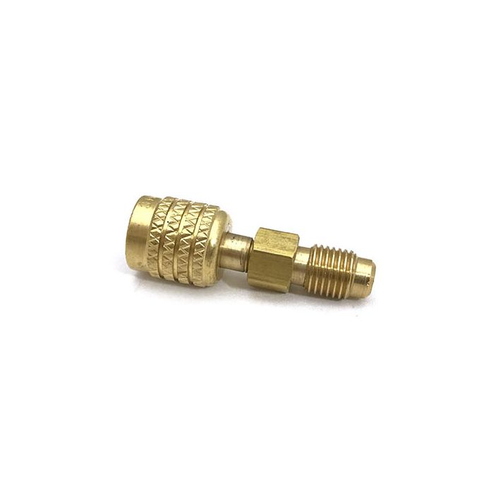 Straight Adaptor Fitting - 1/4&Quot;Male To 5/16&Quot; Female Swivel (With Depressor) -