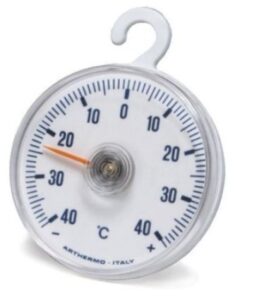 Thermometer 65Mm 4040C White Plastic Case Thermometers Components Nz Depot - Nz Depot