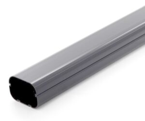 100Mm Inaba 2M Straight Main Trunking Black Inaba Ducting And Accessories Sd 100 B - Nz Depot