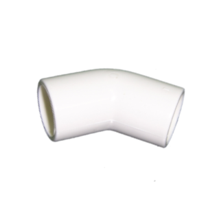 32mm PVC 45D ELBOW -