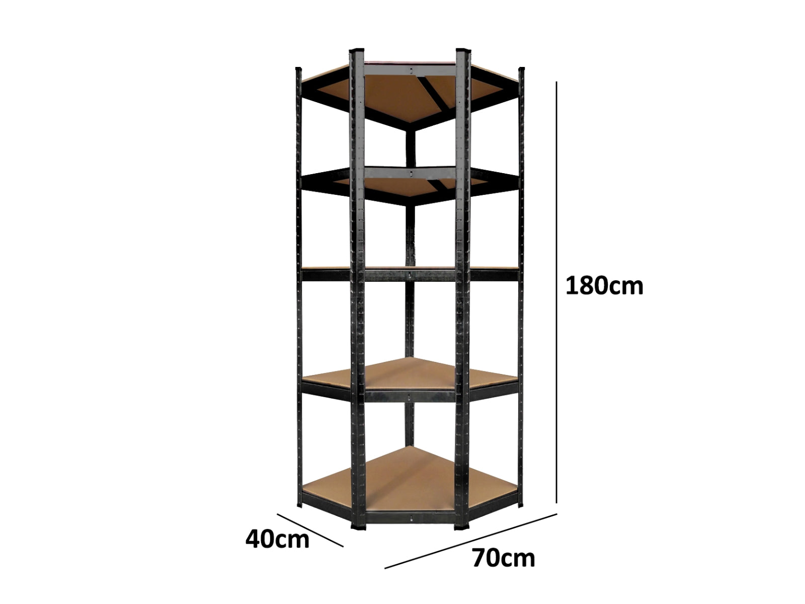 5 Layers Boltless Corner Shelving Pr7236 Storage Cabinets Bookshelves Nz Depot 5 - Nz Depot