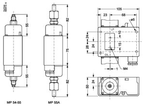 Danfoss Mp 55A Presostat Roznicowy Controls 060B017466 - Nz Depot