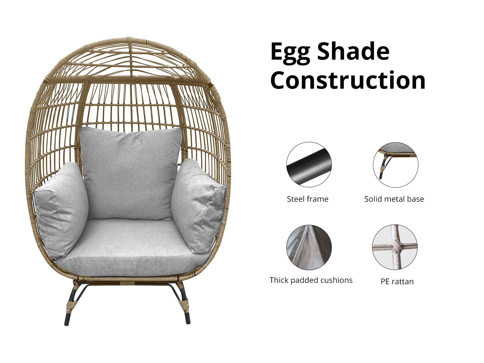 Ds Egg Chair A005 Pr65867 Outdoor Furniture Nz Depot 4 - Nz Depot