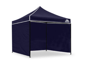 Ds Gazebo C Silver Coated Roof 3X3M Navy Pr9251 Gazebos Nz Depot - Nz Depot