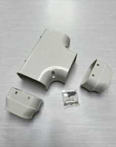 Duct T Joint 100Mm Ivory Pd 100Rt Toyo Ducting Accessories Air Conditioning Nz Depot - Nz Depot