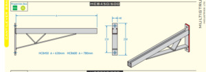 Hvy Duty Cantilever Bracket X2 Mounting Systems Air Conditioning Nz Depot - Nz Depot