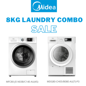 Laundry Combo -  8KG Front Load Washing Machine + 8kg Heat Pump Dryer - Combos -  - NZ DEPOT