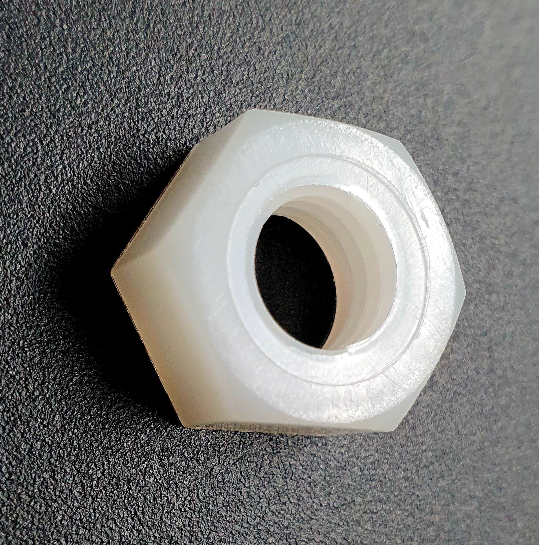 M10 Nylon Full Hex Nut -