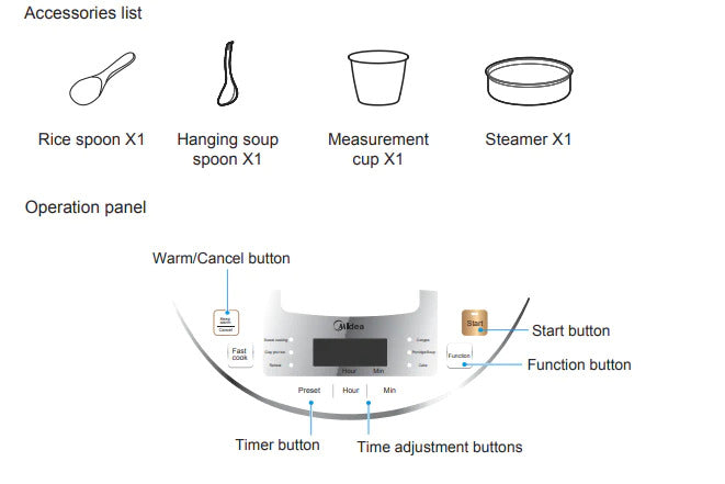 Midea 3L Rice Cooker Mint Green Mb Fs3018 S Pr9227 Small Appliance Nz Depot 3 - Nz Depot