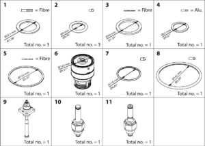 Overhaul Kit Overhaul Kit Industrial Valves 027H7221 - Nz Depot