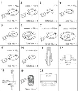 Pml Size 50 Overhaul Kit Industrial Valves 027F0558 - Nz Depot