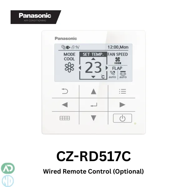 Panasonic Wired Remote Controller with 7-day Time Clock CZ-RD517C - NZDEPOT AUDEPOT