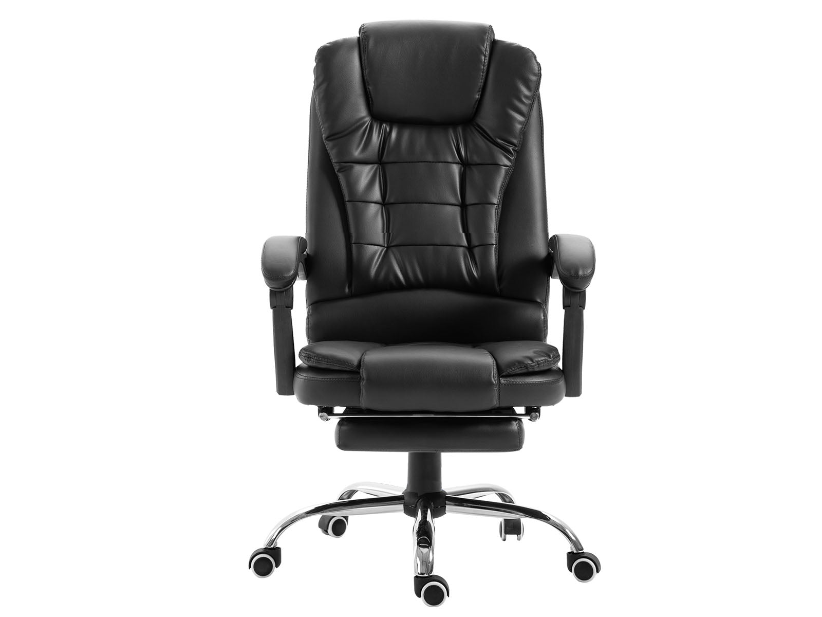 Percy Massage Office Chair Pu Black Pr7148 Office Chairs Nz Depot 4 - Nz Depot