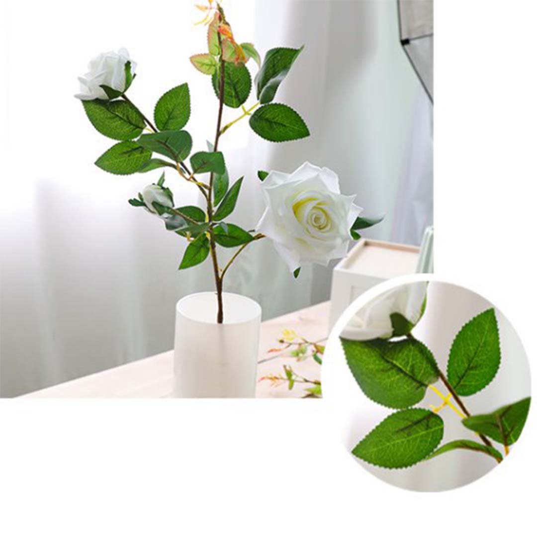 Soga 12Pcs Artificial Silk Flower Fake Rose Bouquet Table Decor White, Home &Amp; Living, Home Decor, Artificial Plants, , ,  - Nz Depot 7