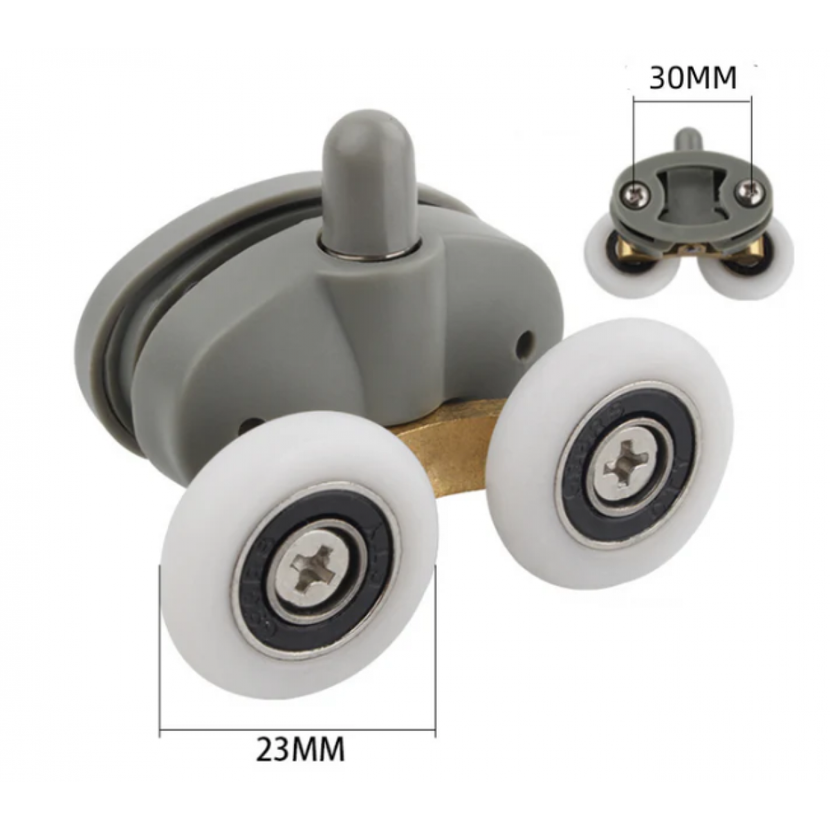 Shower Door Roller Double Bottom F02 Double Bottom F02 Spare Parts Nz Depot 2 - Nz Depot