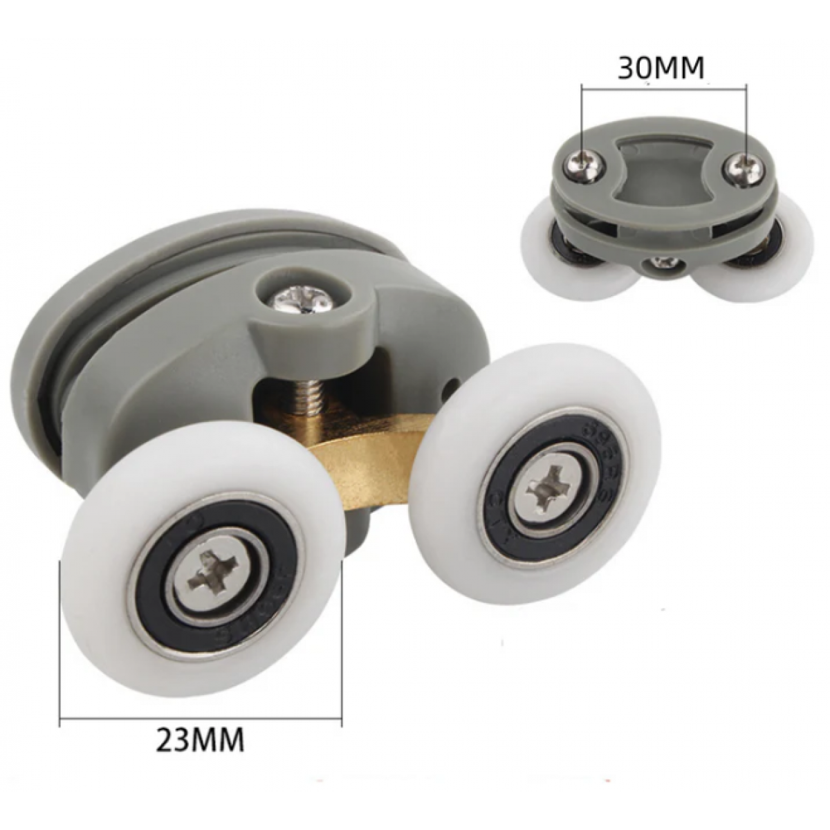 Shower Door Roller Double Top F01 Double Top Roller F01 Spare Parts Nz Depot 2 - Nz Depot