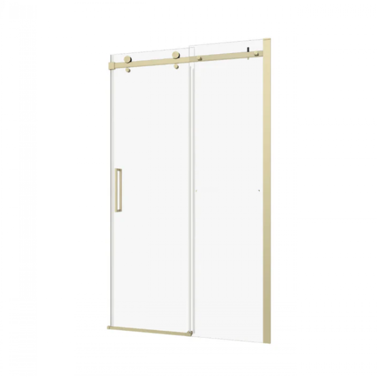 Shower Glass Rock Series Sliding Door Rcm1800 Gold Frame Rcm1800A Au Frameless Shower Nz Depot 1 - Nz Depot