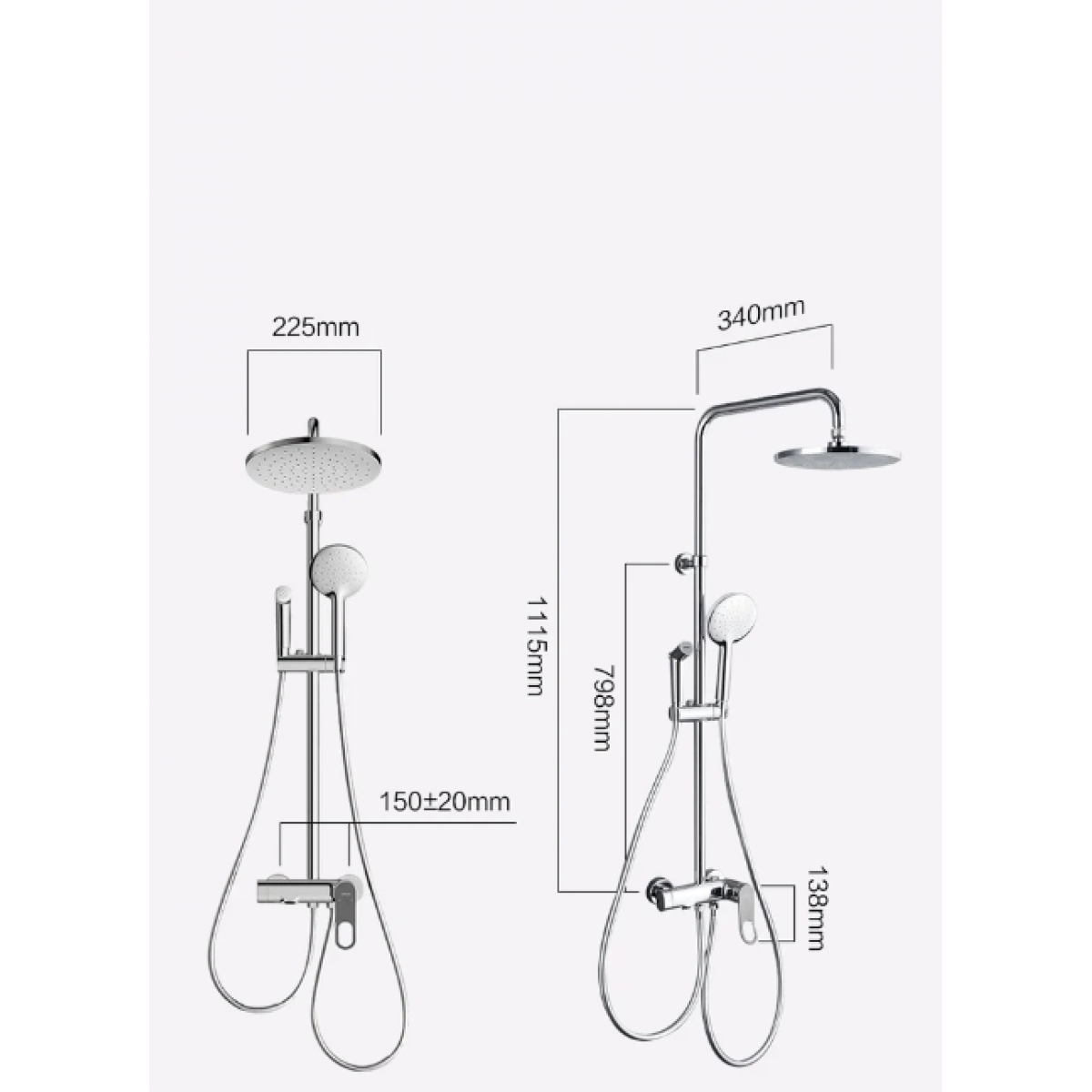 Shower Mixer Arrow Bathroom 4 Function Shower Mixer System Rainfall Shower Combo Arr001 Shower Mixer Nz Depot 6 - Nz Depot