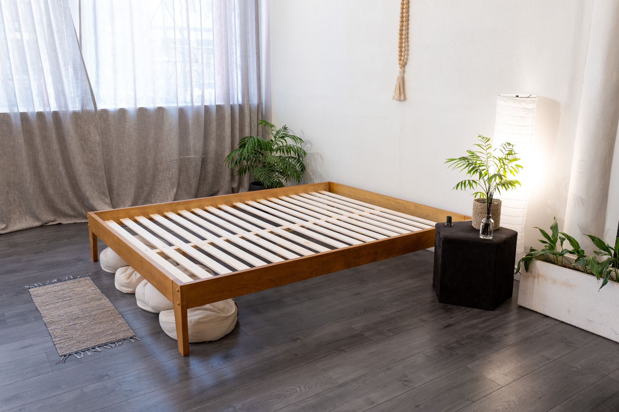 Sovo King Bed Frame Oak Pr1267 Bed Frames Nz Depot 14 - Nz Depot