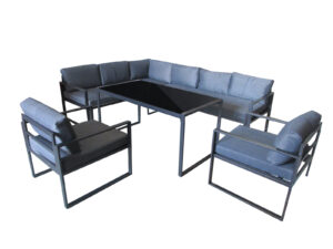 T Outdoor Corner Sofa Set A108 Pr65875 Outdoor Furniture Nz Depot - Nz Depot