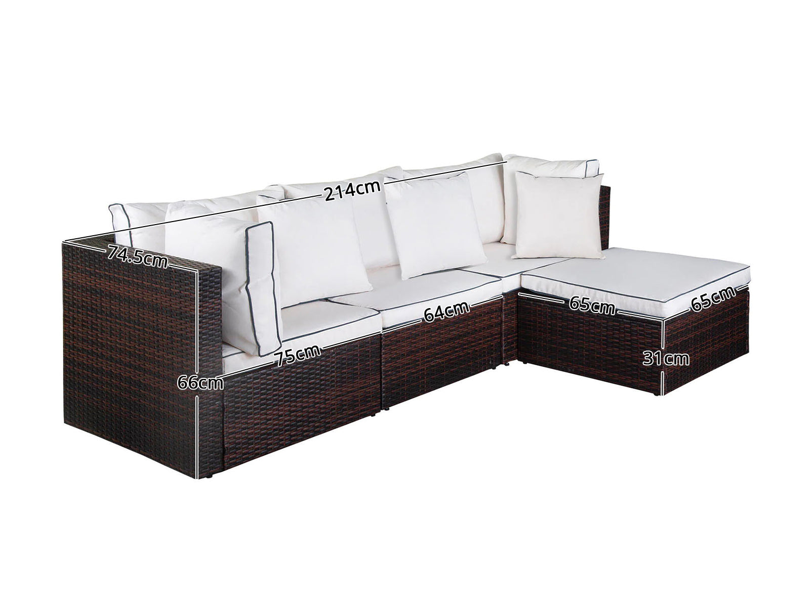 T Outdoor Sofa Set A187 Pr65881 Outdoor Furniture Nz Depot 3 - Nz Depot